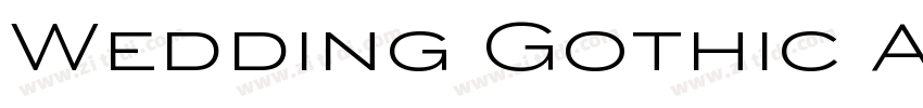 Wedding Gothic ATF M字体转换